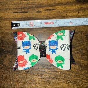 Colorful PJ Masks Character Hair Bow